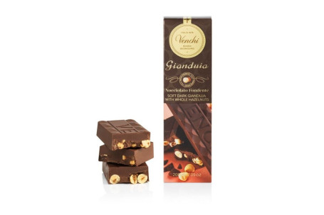 Dark Gianduia With Hazelnuts Soft Bar (200G Zhēn Zi Jiā Xīn Hēi Qiǎo Kè Lì Zhuān (200Kè