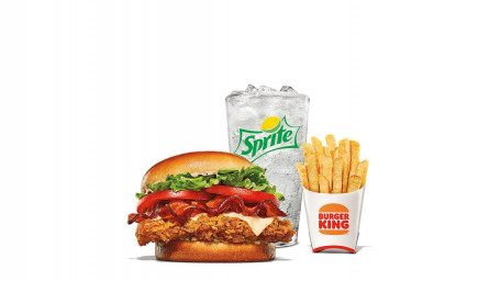 Spek En Zwitserse Kaas Royal Crispy Chicken Sandwich Maaltijd