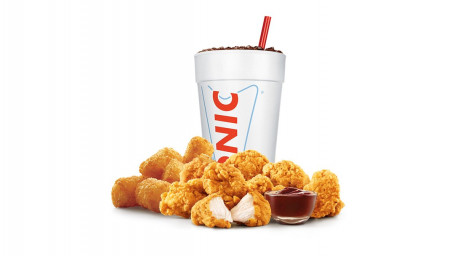 12. Sauced Jumbo Popcorn Chicken Combo