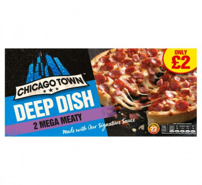 Chicago Town Deep Dish 2 Mega Meaty 320G