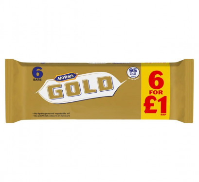 Mcvities Gold 6Pk 132G