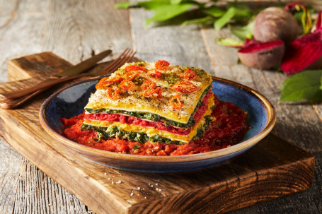 Vegan Regenboog Lasagne (V) (Ve)