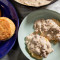 Biscuits N' Gravy Met Bacon Of Worst