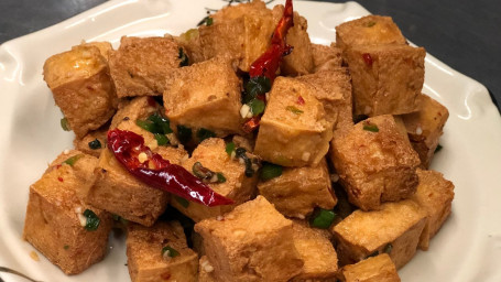 69. Deep Fried Pepper Salted Tofu