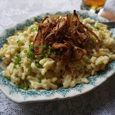 Zelfgemaakte Kaasspätzle