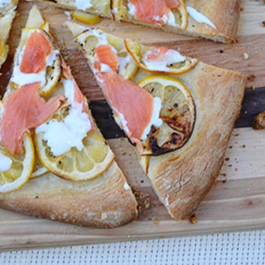 Zalm Pizza