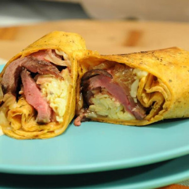 Steak And Egg Burrito