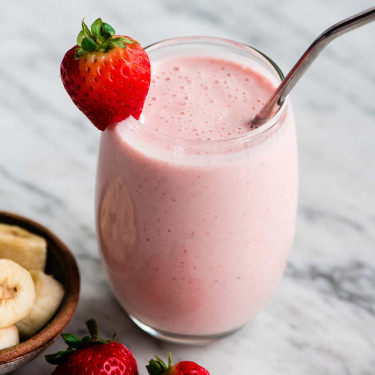 Low-Fat Aardbei Banaan Smoothie