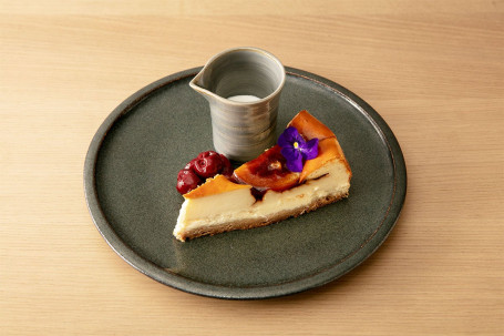 Gebakken Italiaanse Sinaasappel Cheesecake (V)