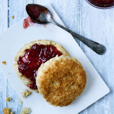 4 Stuks Aardbeikoekjes