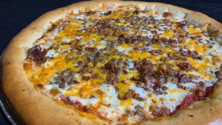 Bacon Cheeseburger Pizza (16