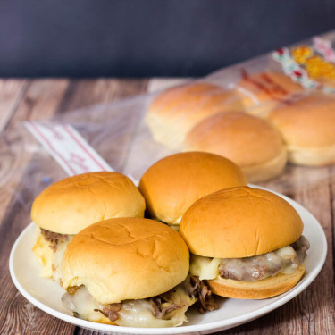 Nieuwe Kleine Cheesesteak Slider