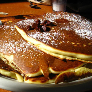 Chocolade Chip Pannenkoek