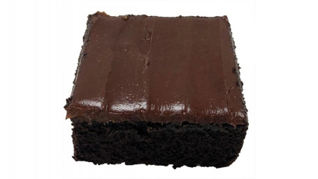 Met De Hand Gedecoreerd Chocolade Fudge Cake Vierkant, 6 Oz.