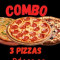 Combo : Trio Medeiros 3 Pizzas Grandes