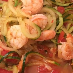 Garnalen Scampi Courgette