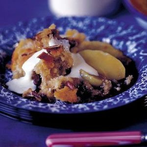 Kleverige Toffee Appel Pudding