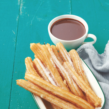 Churros Met Chocolade