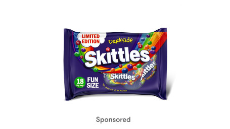 Skittles Limited Edition Darkside Sweets Fun Size Bags Multipack 18 X 18G Bags