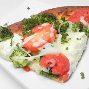 Witte Broccoli Pizza