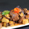 Stir-Fried Beef With Yunnan Wild Mushroom Yě Wèi Jī Zòng Jūn Bào Chǎo Xiǎo Niú Ròu