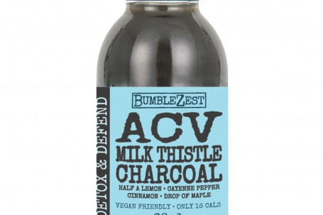 Acv, Milkthistle Activated Charcoal Health Shot 60Ml