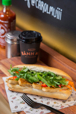 Vegetarian Delight Banh Mi