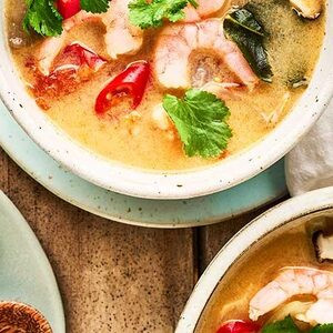 Tom Yum Zeevruchten Soep