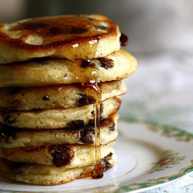 Buttermilk Chocoladechip Pannenkoeken