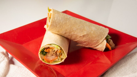 Veganistische Tofu-Wrap