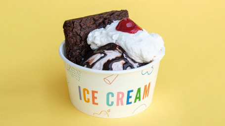 Warm Brownie Sundae Kit For 2