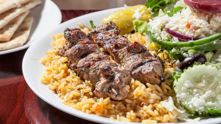 Lamb Skewers Light Meal