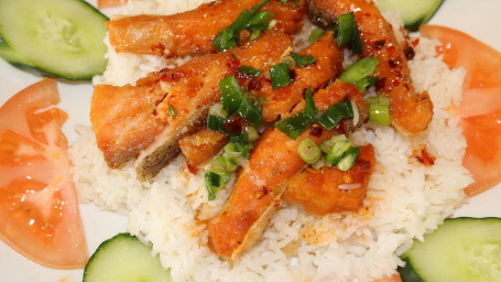 Mo3. Crispy Salmon Rice