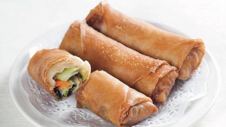 Crispy Vegetarian Egg Roll 4 Pc