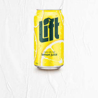 Lift 174; Hard Hitting Lemon 375Ml