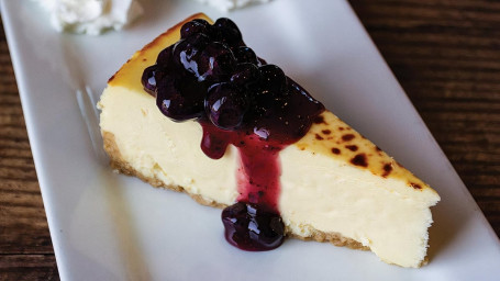 Blueberry Creme Brulee Cheesecake