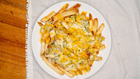 Green Chile Alfredo Fries