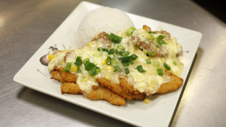 Corn Sauce Over Fish Fillet