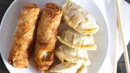 2Pc Eggroll 4Pc Gyoza